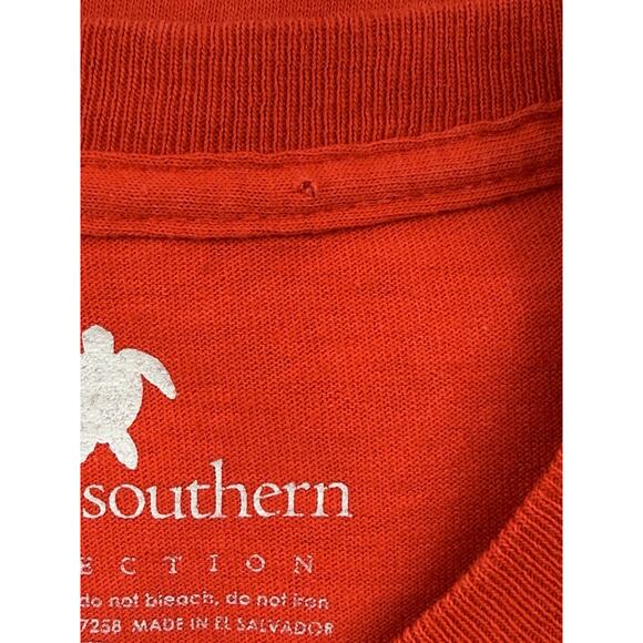 Simply Southern Shirt Womens Medium Red Nauti Or Nice Preppy Holiday Long Sleeve - Picture 11 of 11